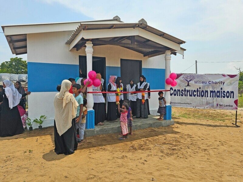 Construction de maisons au Sri Lanka