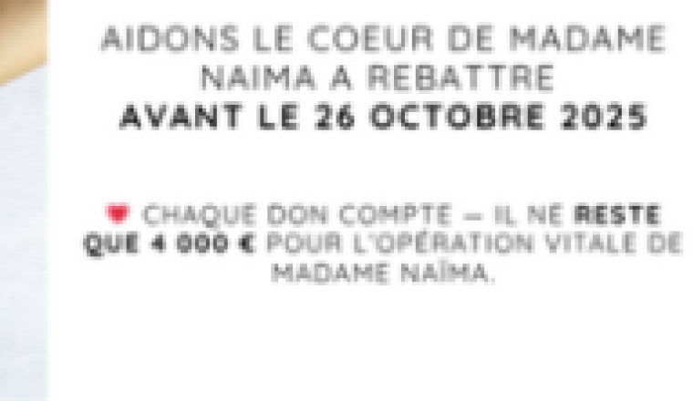 URGENCE –Collecte opération madame NAIMA partie 2