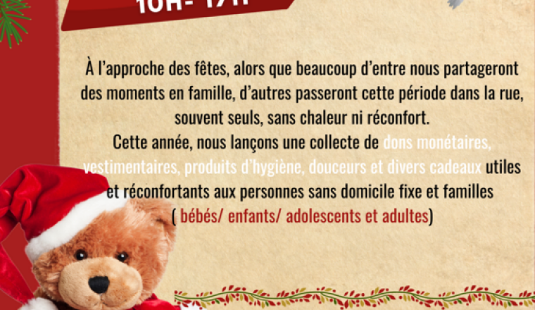 Solidarité pour les fêtes