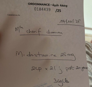 Don pour traitement d’un cancer