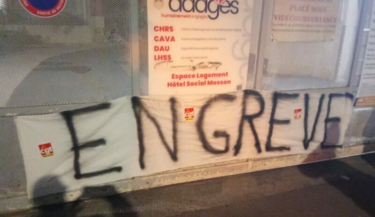 Caisse de grève personnel de nuit de Regain ADAGES