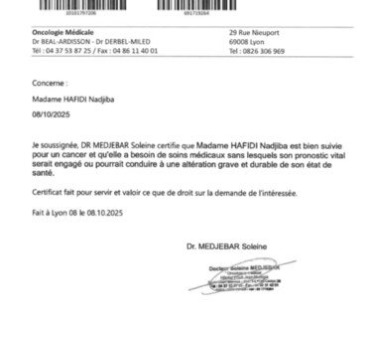 Soin Mme HAFIDI