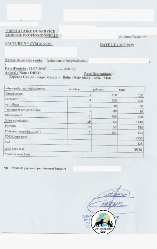 Image justificative de la cagnotte