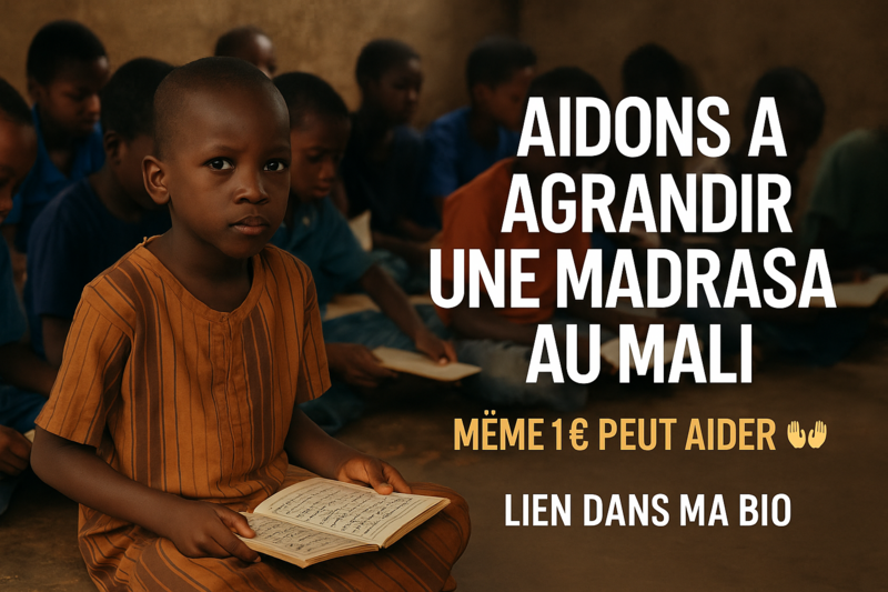 Agrandissement Madrasa – Aide humanitaire Mali