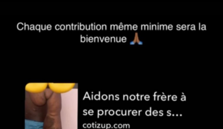 Aidons notre frère à se procurer des soins