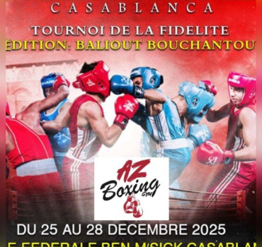 TOURNOIS INTERNATIONAL DE BOXE POUR NOTRE JEUNESSE
