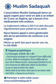 Urgent : Aidez un enfant de 12 ans à se soignée