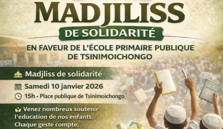 Solidaires avec l’école primaire de Tsinimoichongo