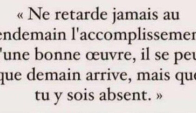Un passage très difficile
