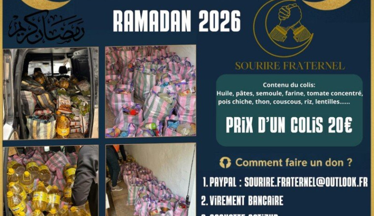 COLIS ALIMENTAIRES RAMADAN 2026