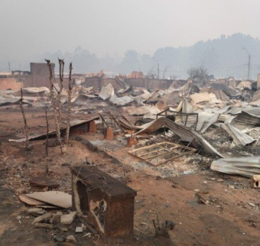 Reconstruction Maison detruite par Incendie Chili