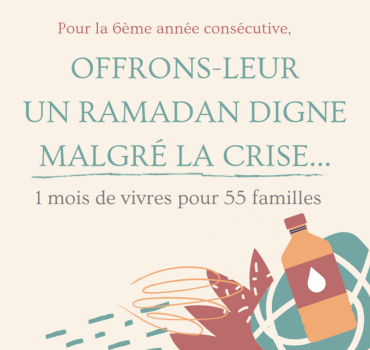 Paniers Ramadan pour des familles de Fnideq(Maroc)