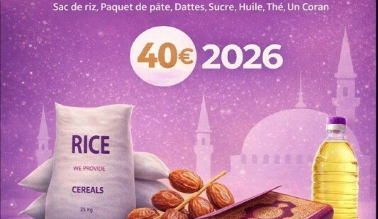 Colis alimentaires au Burkina Faso Ramadan 2026