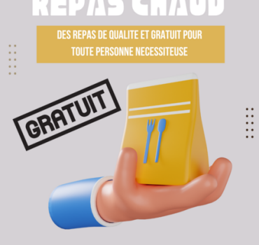 Distribution de repas chaud 5ème année