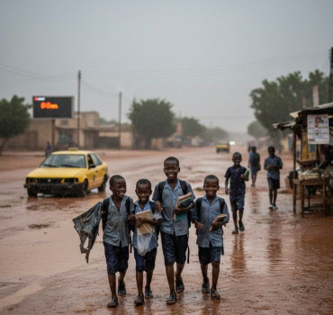 Protégeons les écoliers malgaches sous la pluie
