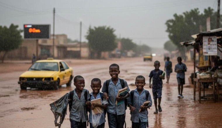 Protégeons les écoliers malgaches sous la pluie