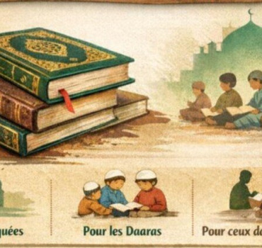 Des corans et des livres islamiques pour daaras