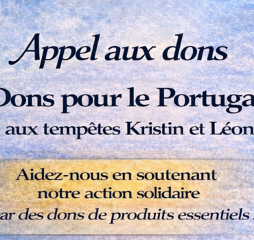 Solidarité Portugal – Aide après les tempêtes