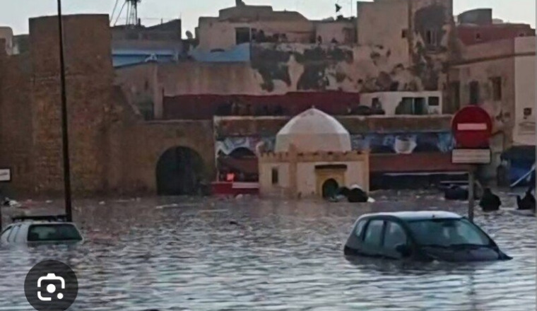 Venir en aide aux sinistrés suite inondation Safi