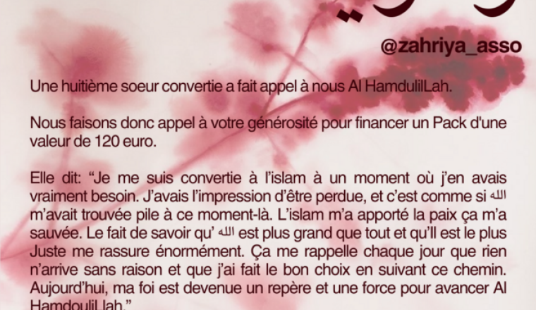 Pour soeur convertie
