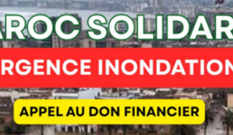 Maroc Solidarité Urgence Inondations