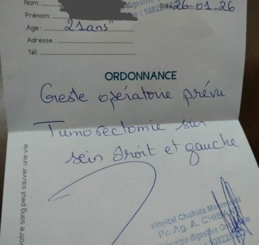 🚨 Opération d’urgence pour notre soeur