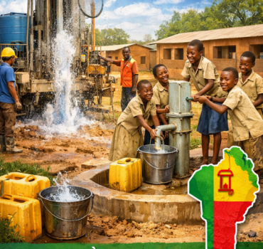 Un forage d’eau pour une école du nord Bénin