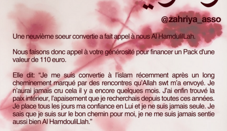 Pour soeur convertie