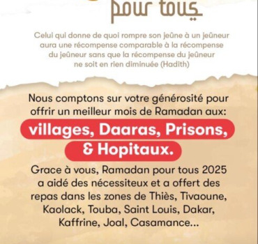 RAMADAN POUR TOUS (5 eme Édition)