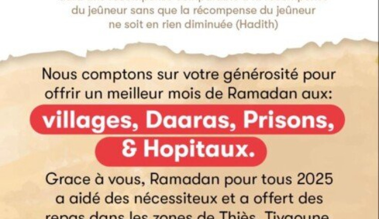 RAMADAN POUR TOUS (5 eme Édition)