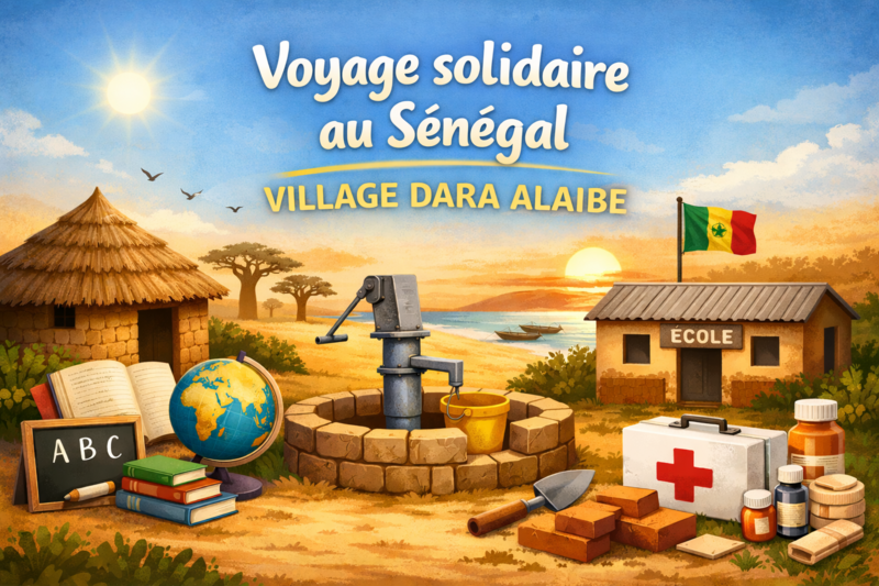 Voyage solidaire - Sénégal village DARA ALAIBE