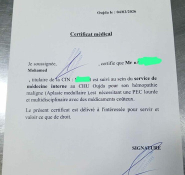 Urgent. Besoin de médicaments pour Mohamed/greffe