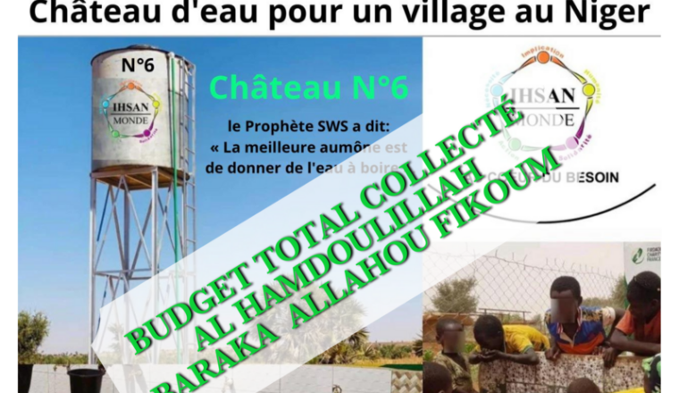 Château d’eau №6 pour le NIGER 🇳🇪
