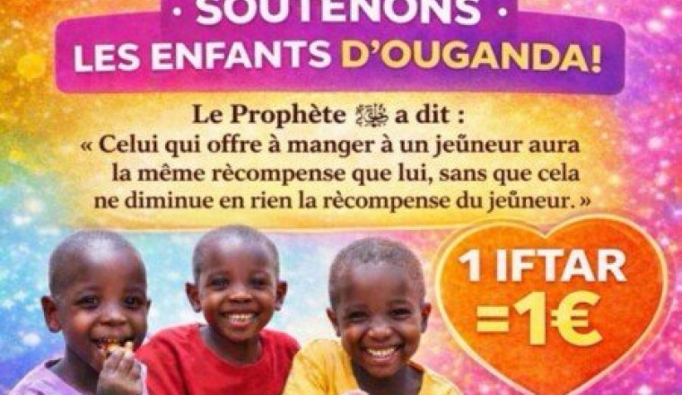 Offrons un iftar aux enfants d’Ouganda
