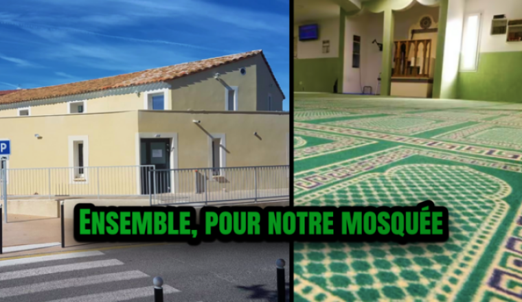 Nouveau tapis pour la mosquée de Manosque