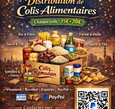 Colis alimentaire pour Ramadan