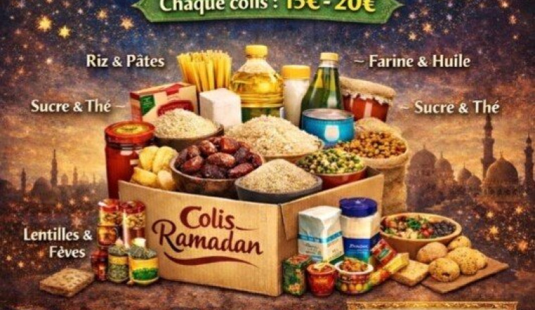 Colis alimentaire pour Ramadan