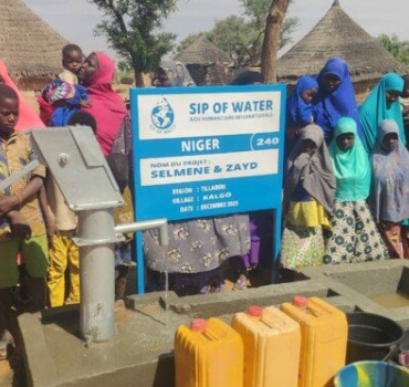 Un forage au Niger