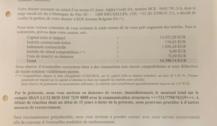 Soulager la dette de notre frere