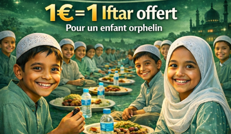 🌙 Iftars 1€ Ramadan 2026 - Collectif Sawiya