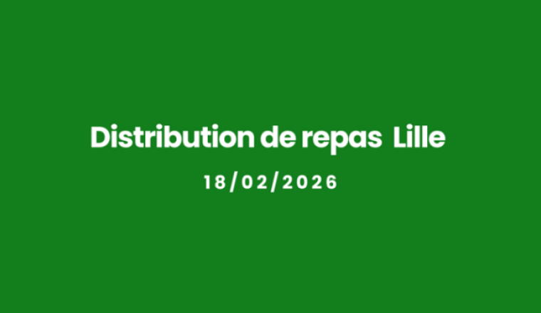 Distribution de repas chauds