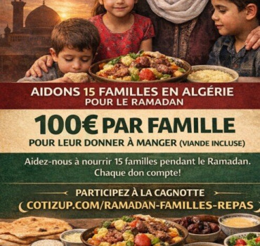 Nourrir 15 familles en Algérie