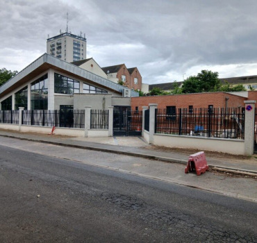 avant l’achèvement Du centre culturel de creil