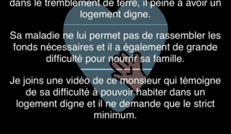 Finition de la maison d’un pauvre homme au maroc