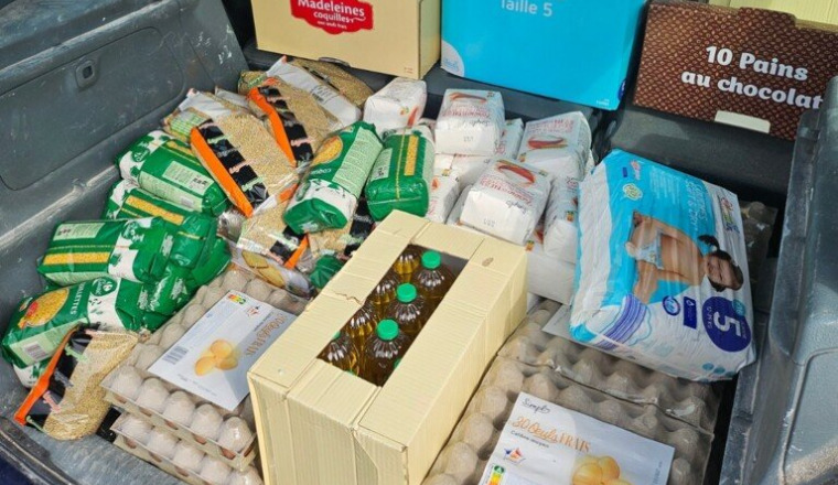 Distribution colis alimentaire Ramadan