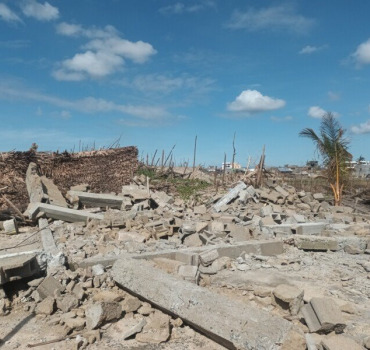 Plz help us to rebuild our house  destroyed by GZN