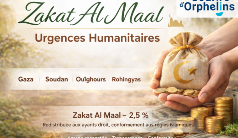 🕌 Zakat Al Maal 2026 – Urgences Humanitaires