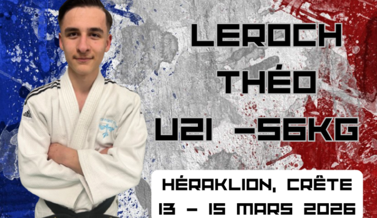 Championnat d'Europe Jujitsu Théo LEROCH