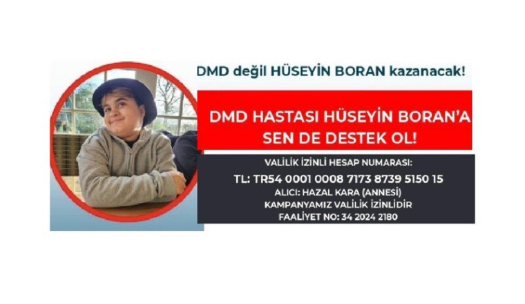 DMD KAS HASTASI BORAN ICIN ELELE