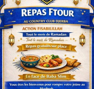 Collecte ftour ramadan djerba country club